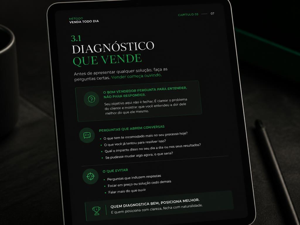 O diagnóstico que vende